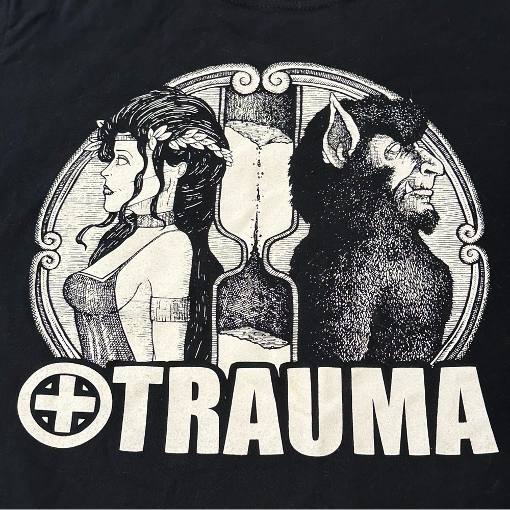 Trauma Festival Graphic Tee Medium Goth Alt Shirt